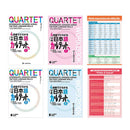 QUARTET Intermediate Japanese Across the Four Language Skills 1, 2 and Useful Words Sentences