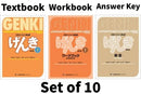 GENKI: An Integrated Course in Elementary Japanese Vol. 1 [3rd Edition] — Textbook, Workbook & Answer Key Set × 10