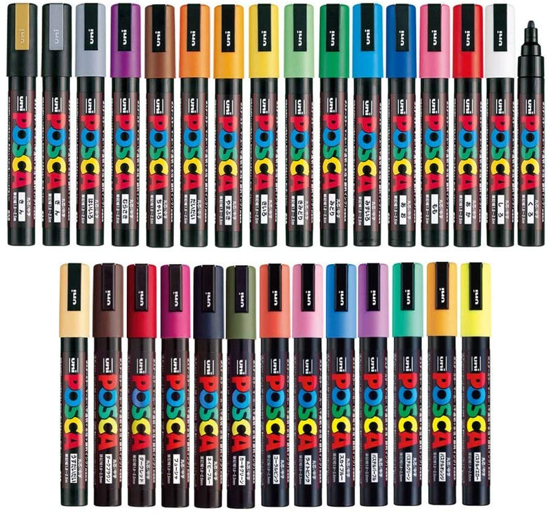 Posca PC-5M Multicolor Pack of 25